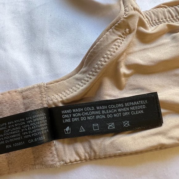 NWOT NATORI Conform Underwire‎ Full Fit Contour Bra in Light Mocha (38DD) - Picture 9 of 13